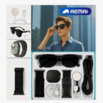 RM43 Smart Combo Set – Smartwatch + Sunglasses + Accessories (6-in-1 Kit) - Image 3