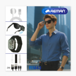 RM43 Smart Combo Set – Smartwatch + Sunglasses + Accessories (6-in-1 Kit)